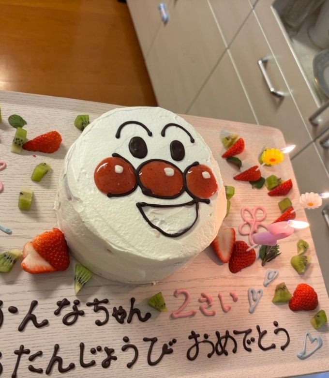 キャラクターケーキ　誕生日-レシピのメイン写真