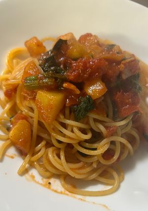 とーちゃんの日常パスタ！トマトベース-レシピのメイン写真