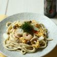 大葉風味の海鮮塩焼きうどん