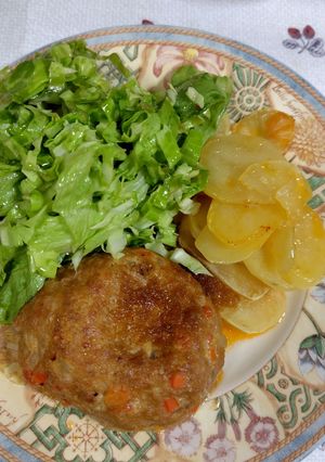 牛肉ハンバーグ-レシピのメイン写真