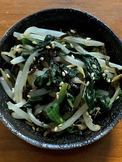 ほうれん草ともやしの塩昆布ナムル-レシピのメイン写真