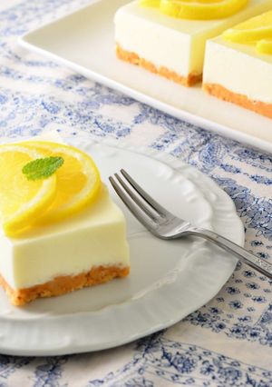 はちみつレモンのレアチーズケーキ-レシピのメイン写真