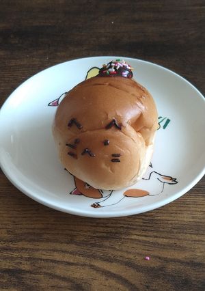 カラフルチョコの猫ロールパン-レシピのメイン写真