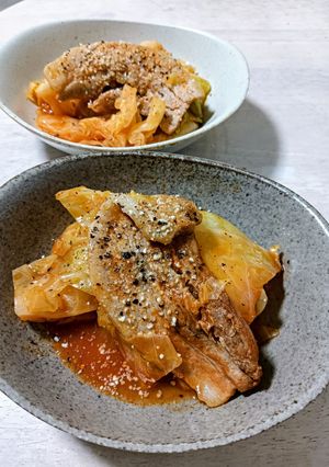 圧力鍋で豚とキャベツのトマト煮-レシピのメイン写真