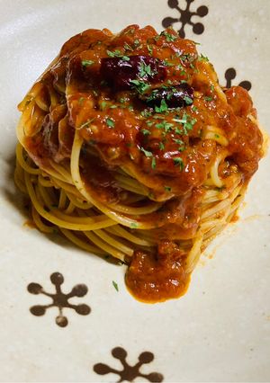 アンチョビの辛口トマトパスタ-レシピのメイン写真