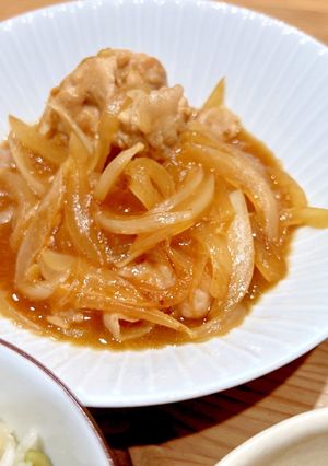新玉ねぎの豚しょうが焼き-レシピのメイン写真