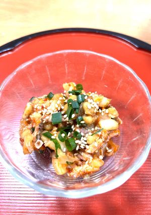 サバの水煮缶とキムチの簡単副菜-レシピのメイン写真