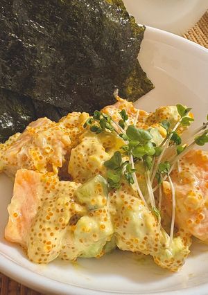 タイ風サーモンサラダ-レシピのメイン写真
