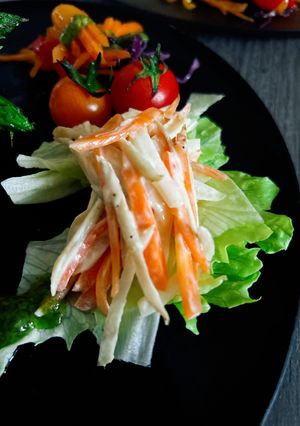 パパッと作る！新玉ねぎと根菜サラダ-レシピのメイン写真