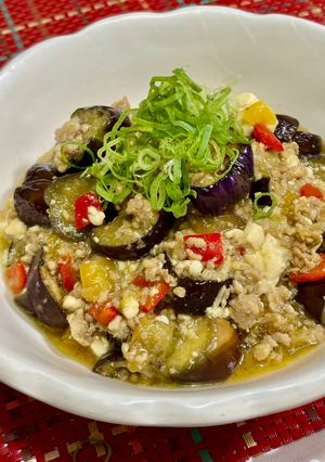 茄子と絹ごし豆腐で辛くない♡マーボー♪-レシピのメイン写真