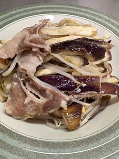 フライパンで☆ナスと豚肉の塩麹蒸し-レシピのメイン写真