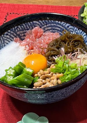 ねばねば丼 動脈硬化対策-レシピのメイン写真