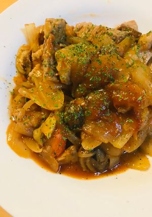 豚肉のあまからケチャップ炒め-レシピのメイン写真
