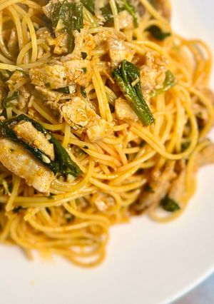 コチュジャンとダシダで本格韓国風パスタ-レシピのメイン写真