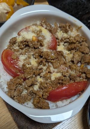 ！激旨！ひき肉とトマトのカレードリア-レシピのメイン写真