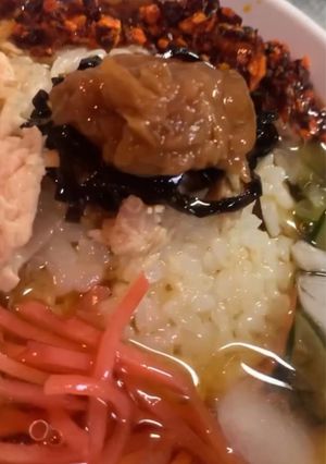 タンパク質も補給！疲労回復冷やし茶漬け-レシピのメイン写真