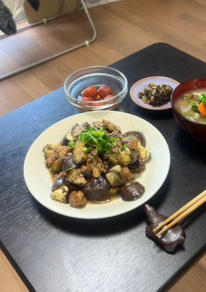 ナスと鯖の味噌煮-レシピのメイン写真