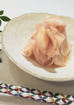 簡単！新生姜の甘酢漬け（ガリ）-レシピのメイン写真