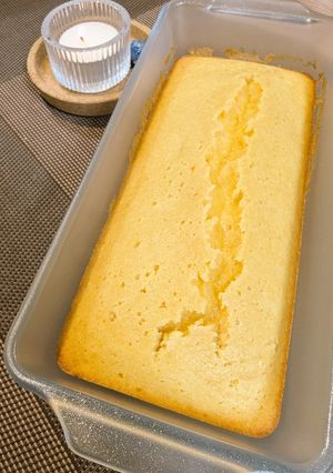 【順番に混ぜるだけ】米粉パウンドケーキ-レシピのメイン写真