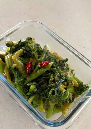 保存食　セロリの味噌炒め-レシピのメイン写真