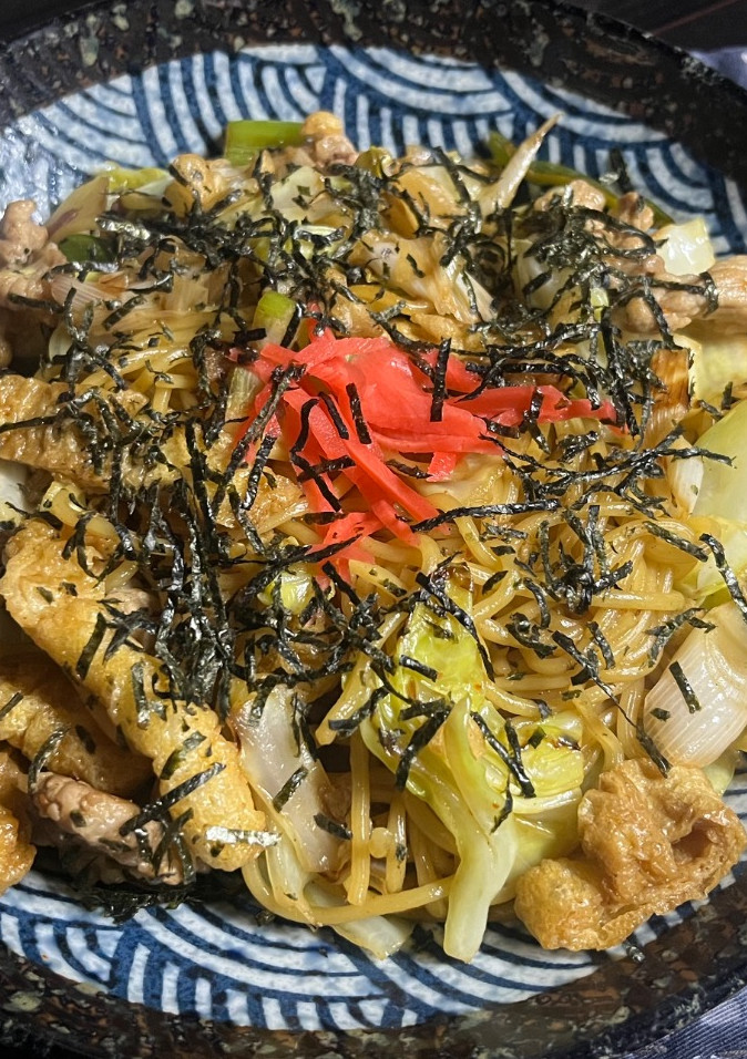 きつね焼きそば-レシピのメイン写真