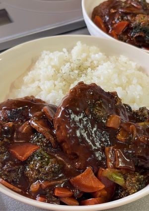 卵・パン粉なし チーズインハンバーグ-レシピのメイン写真