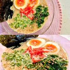 รูปของ 濃厚♡家系？春雨ラーメン〜♡！