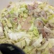 シンプル塩ホルモンキャベツ炒め