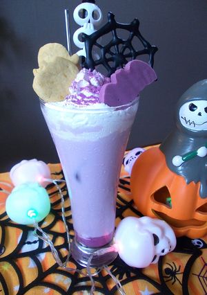 紫芋の映えチョコレートラテ♡-レシピのメイン写真