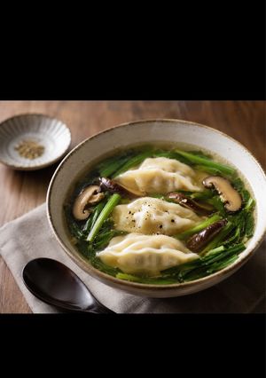 ホットクックで餃子スープ-レシピのメイン写真