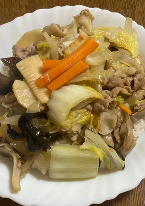 五目かけご飯-レシピのメイン写真