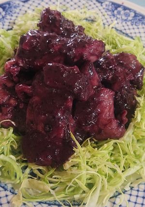 鶏もも肉のカシスジャム焼き-レシピのメイン写真