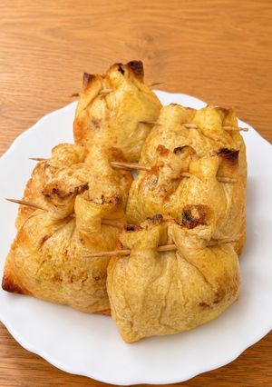 キムチ納豆の油揚げ焼き-レシピのメイン写真