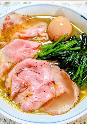寒い日簡単昼食！法蓮草と野菜だしラーメン-レシピのメイン写真