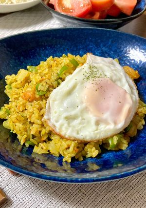 エビのドライカレー(カレーピラフ)-レシピのメイン写真