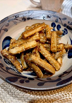 ごぼうの甘辛揚げ-レシピのメイン写真