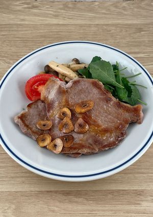 ゆめの大地｜豚肩ロースシンプルステーキ-レシピのメイン写真