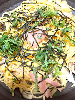 きのこパスタ たらこトッピング-レシピのメイン写真
