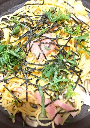 きのこパスタ　たらこトッピング-レシピのメイン写真