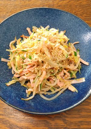 ダイエットに！黒酢もやしの中華風サラダ-レシピのメイン写真