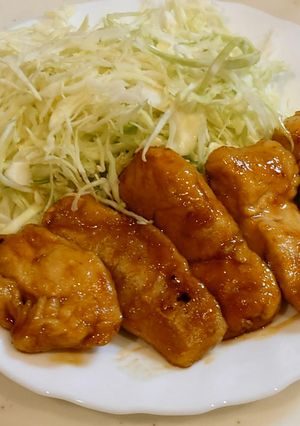 鶏むねのハチミツレモン照り焼き☆-レシピのメイン写真