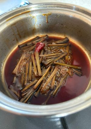 真夏の冷やご飯の氷水掛けご飯お供♫-レシピのメイン写真
