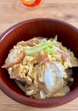 簡単！節約！ちくわと新玉ねぎの他人丼-レシピのメイン写真