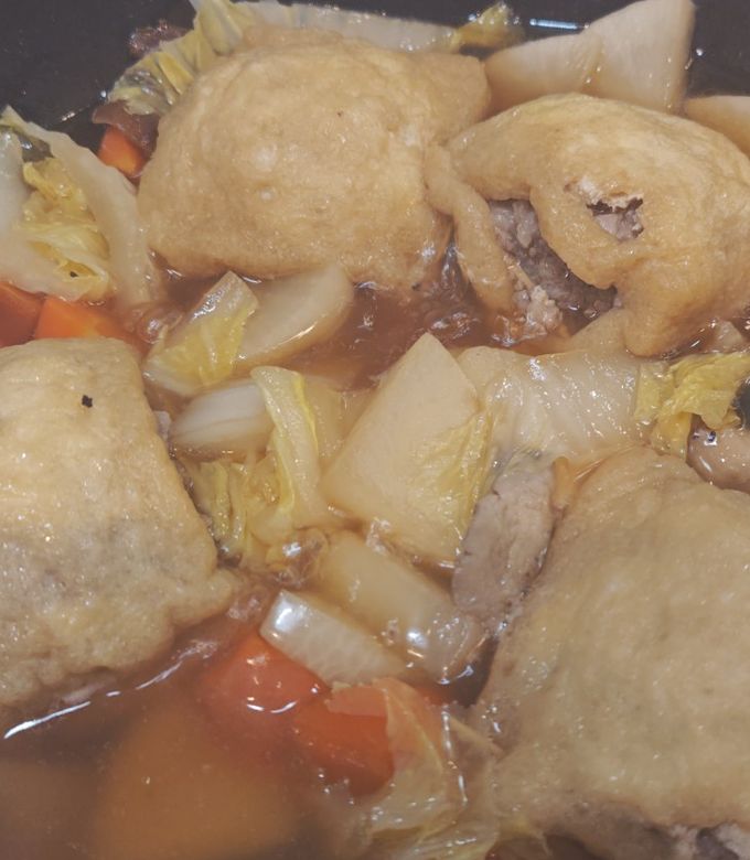 挽肉巾着の和出汁煮-レシピのメイン写真