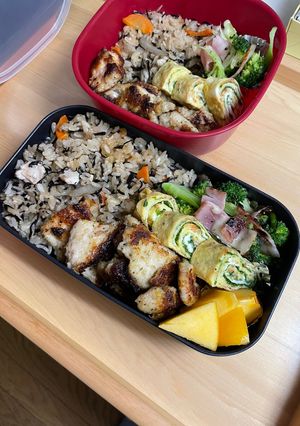 20241107娘ちゃん息子っちのお弁当-レシピのメイン写真