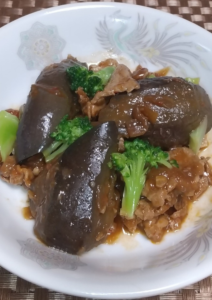 ナスと豚肉のマーボー風-レシピのメイン写真