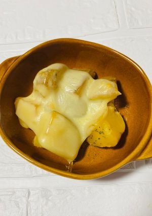 レンジで！じゃがいも甘煮のチーズのせ🧀-レシピのメイン写真