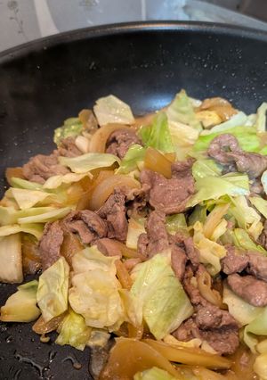 ラム肉のピリ辛炒め-レシピのメイン写真