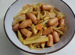 ウインナーと野菜のカレーソース炒め-レシピのメイン写真