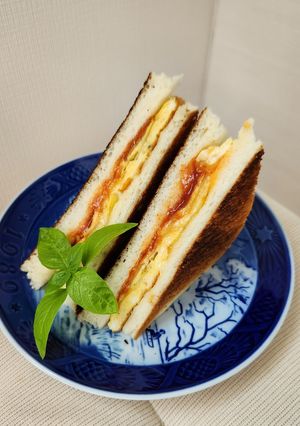 ジャガイモと卵のサンドイッチ-レシピのメイン写真
